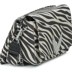 Besaces / Sacs Bandoulière^Ikks - 111 ZEBRE TOILE COTON IMPRIME
