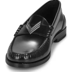 Mocassins & Chaussures Bateau^Ikks - LOAFER 111 Noir