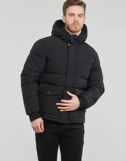 Manteaux^Jack & Jones - JJDAVID PUFFER JACKET Noir