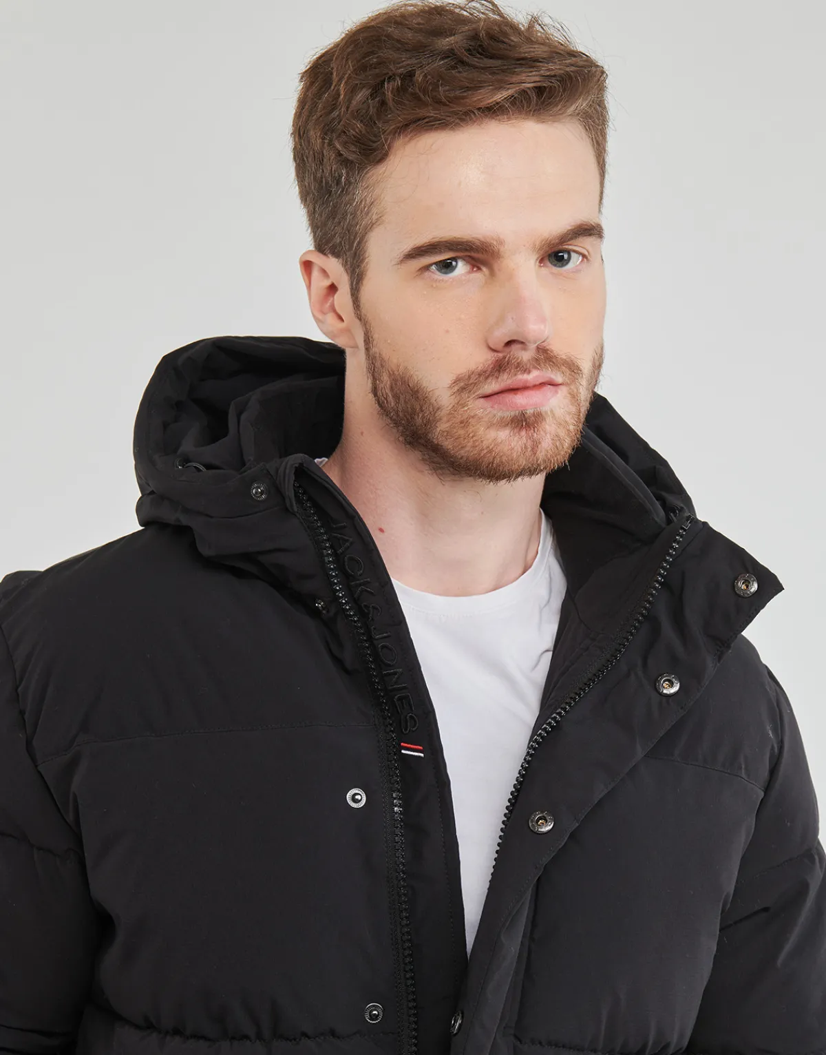 Manteaux^Jack & Jones - JJDAVID PUFFER JACKET Noir