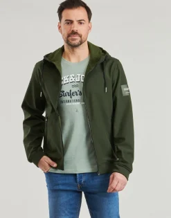 Vestes^Jack & Jones - JJEBASIC SOFTSHEL Kaki