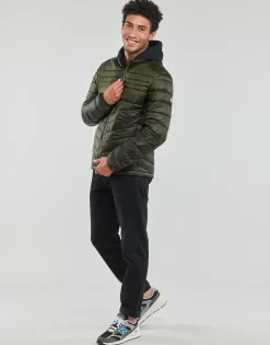 Manteaux^Jack & Jones - JJEHERO PUFFER COLLAR Kaki