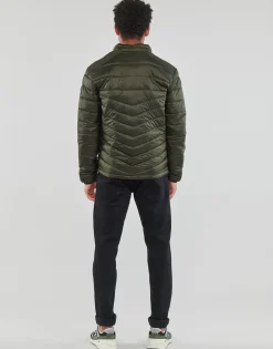 Manteaux^Jack & Jones - JJEHERO PUFFER COLLAR Kaki