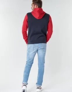 Sweats & Polaires^Jack & Jones - JJELOGO BLOCKING Rouge