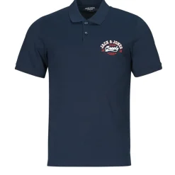 T-shirts & Polos^Jack & Jones - JJELOGO POLO SS 2 COL SS24 SN Marine