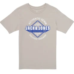 T-shirts & Polos^Jack & Jones - JJELOGO TEE SS ONECK 2COL 24/25 Beige