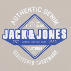 T-shirts & Polos^Jack & Jones - JJELOGO TEE SS ONECK 2COL 24/25 Beige