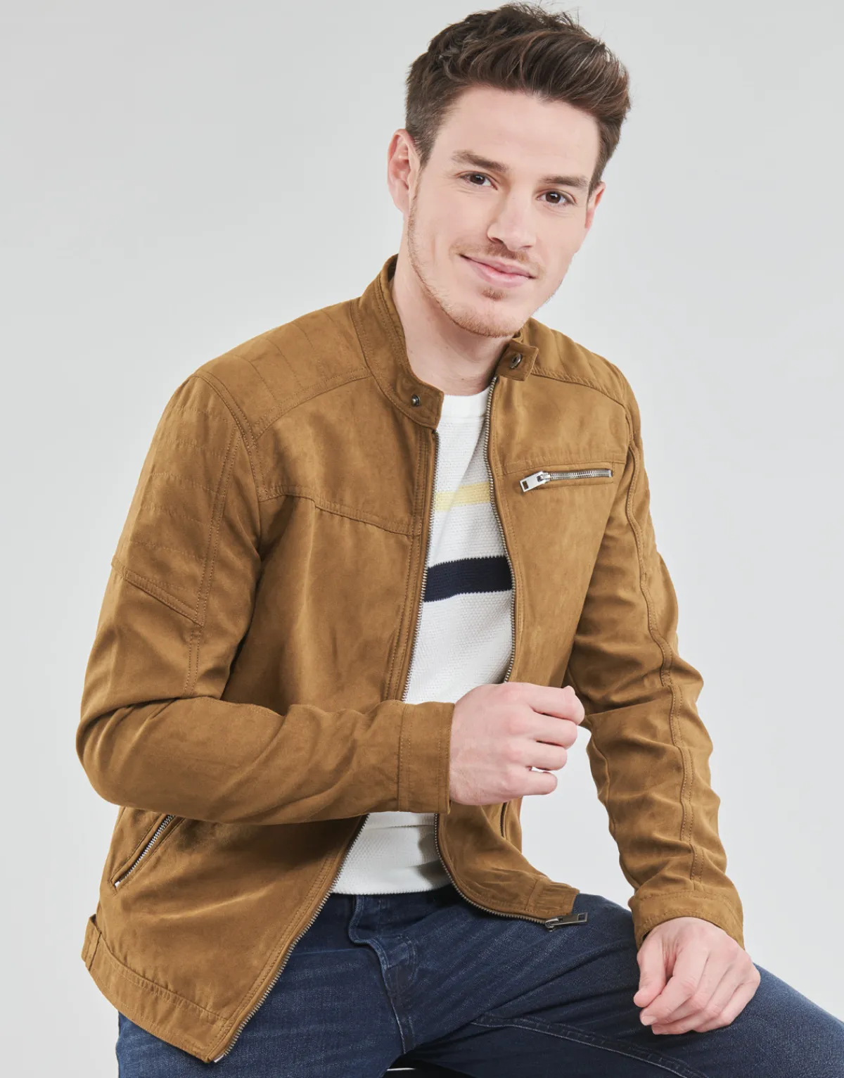 Vestes^Jack & Jones - JJEROCKY Cognac