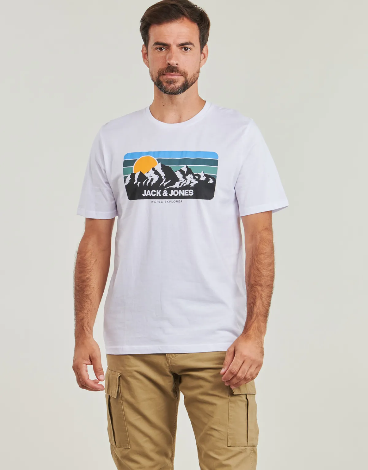 T-shirts & Polos^Jack & Jones - JJPEAK Blanc