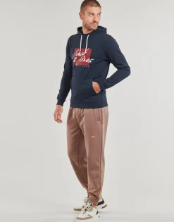 Sweats & Polaires^Jack & Jones - JJZURI SWEAT HOOD Marine