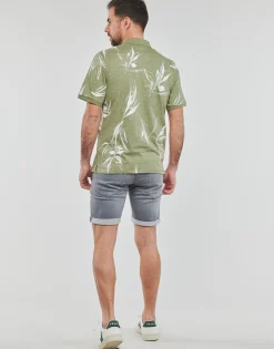 T-shirts & Polos^Jack & Jones - JORCRAYON AOP POLO SS Kaki