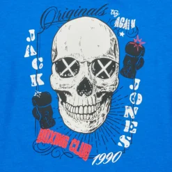 T-shirts & Polos^Jack & Jones - JORROXBURY TEE SS CREW NECK Bleu