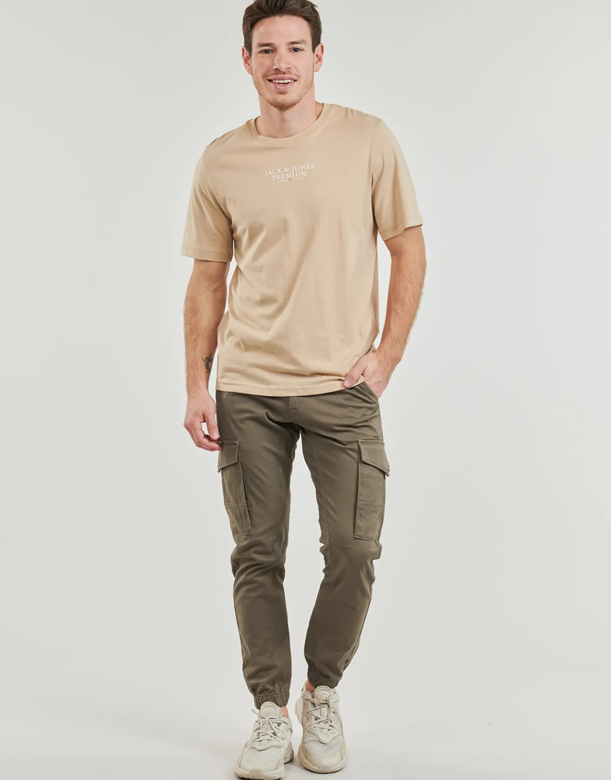 Pantalons^Jack & Jones - JPSTPAUL JJFLAKE ANA Marron