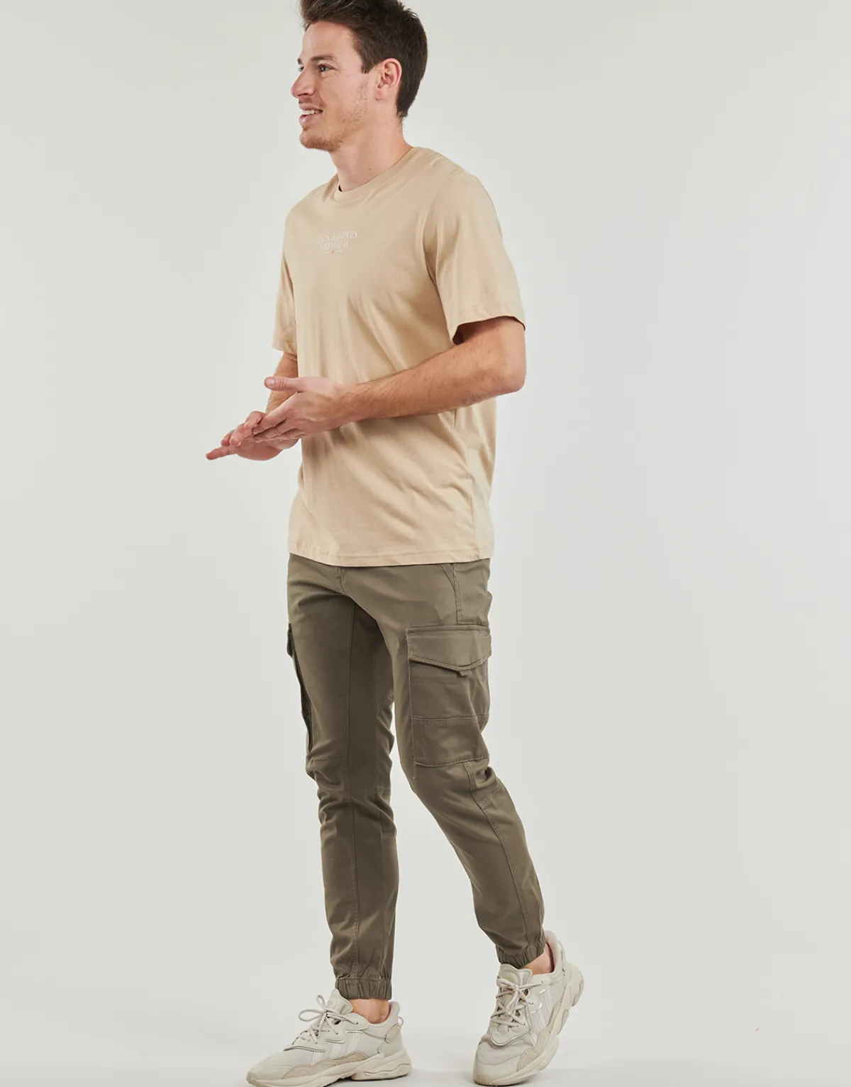 Pantalons^Jack & Jones - JPSTPAUL JJFLAKE ANA Marron