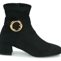 Bottines / Boots^JB Martin - ADORABLE Toilesuédéestretchnoire