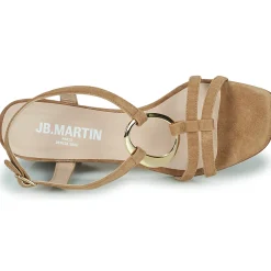 Sandales Et Nu-pieds^JB Martin - ECUME CHEVREVELOURSCAMEL