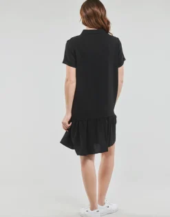 Robes^JDY - LION S/S PLACKET DRESS Noir