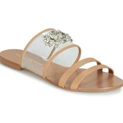 Mules / Sabots^KG by Kurt Geiger - PIA VINYL SANDAL Camel