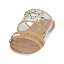 Mules / Sabots^KG by Kurt Geiger - PIA VINYL SANDAL Camel