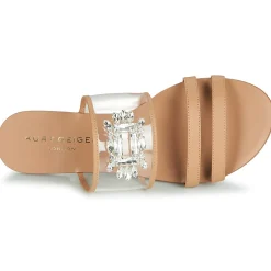 Mules / Sabots^KG by Kurt Geiger - PIA VINYL SANDAL Camel