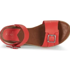 Sandales Et Nu-pieds^Kickers - BUCIDI Rouge