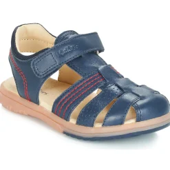 Sandales Et Nu-pieds^Kickers - PLATINIUM Marine