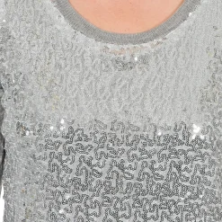 Tops / Blouses^La City - PULL SEQUINS Gris