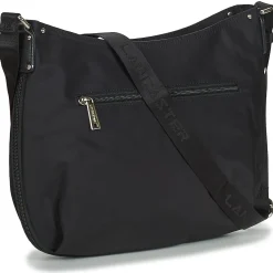 Besaces / Sacs Bandoulière^LANCASTER - BASIC POMPON 38 Noir