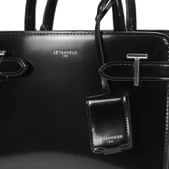 Besaces / Sacs Bandoulière^Le Tanneur - EMILIE SMALL SHOPPER Noir
