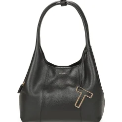 Sacs À Main^Le Tanneur - JULIETTE MEDIUM SHOULDER Noir