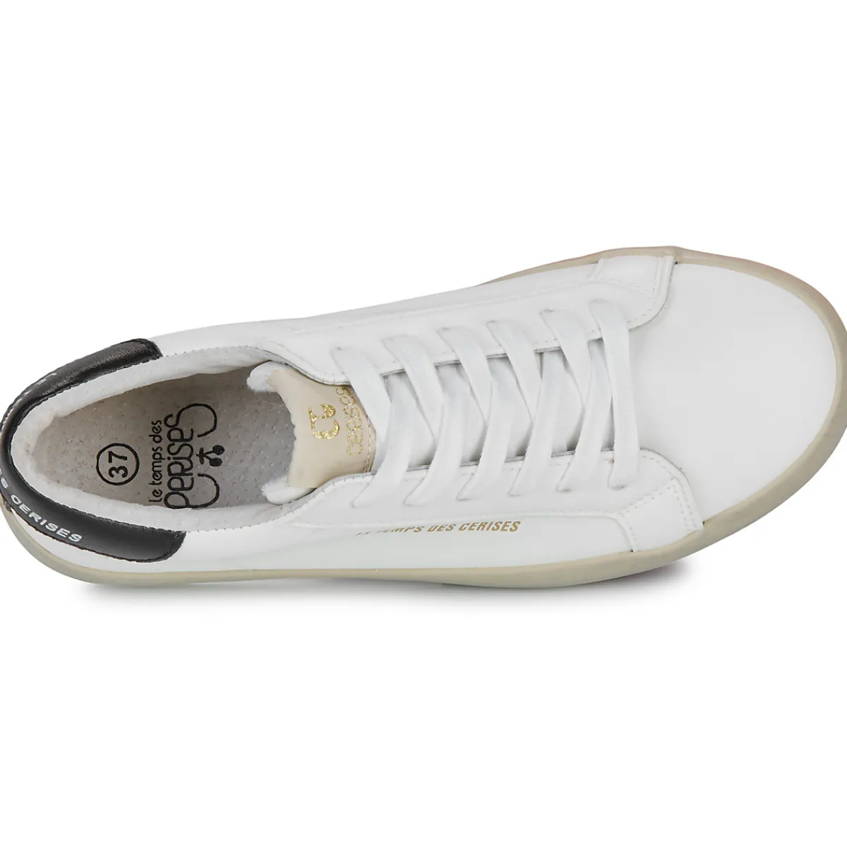Baskets Mode^Le Temps des Cerises - CITY Blanc