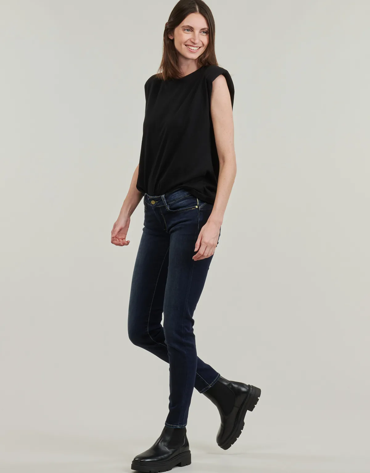 Jeans^Le Temps des Cerises - PULP SANY Bleu