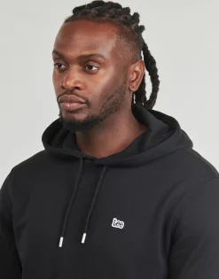 Sweats & Polaires^Lee - PLAIN HOODIE Noir