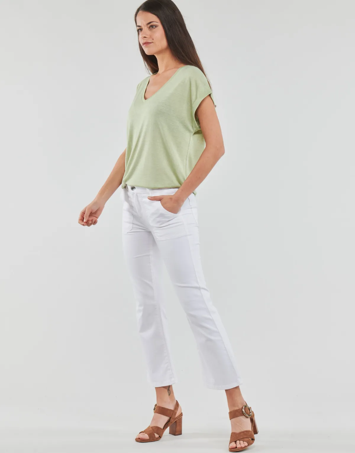 Jeans^Les Petites Bombes - FAYE Blanc