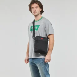 Pochettes / Sacoches^Levi's - DUAL STRAP NORTH-SOUTH CROSSBODY Noir