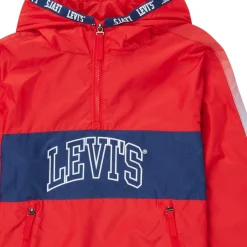 Vestes^Levi's - HALF ZIP ANORAK JACKET Noir