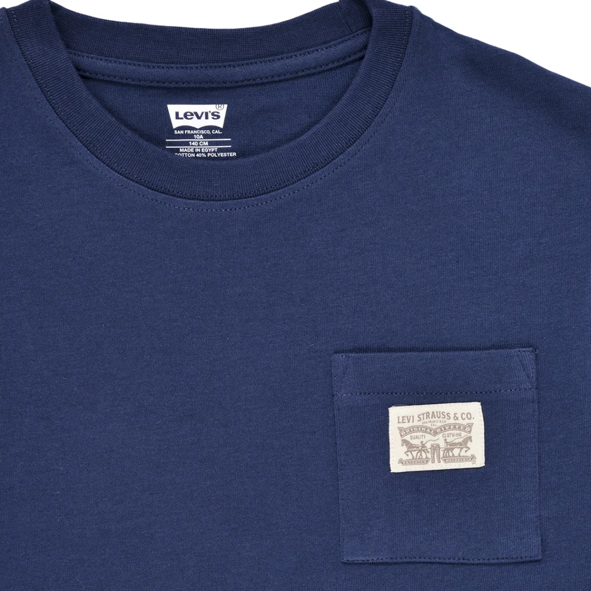 T-shirts & Polos^Levi's - LVB LONG SLEEVE POCKET TEE Marine