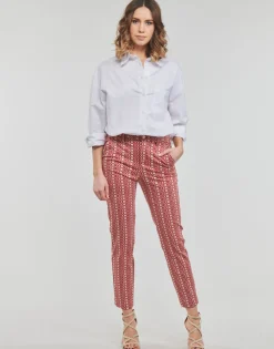 Pantalons^Liu Jo - PANT CHINO Rouge