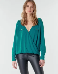 Tops / Blouses^Marciano - SALLY CREPE TOP Vert