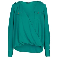 Tops / Blouses^Marciano - SALLY CREPE TOP Vert