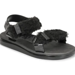 Sandales Et Nu-pieds^Melissa - PAPETTE FLUFFY RIDER AD Noir