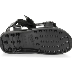 Sandales Et Nu-pieds^Melissa - PAPETTE FLUFFY RIDER AD Noir