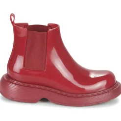 Bottines / Boots^Melissa - STEP BOOT AD Rouge