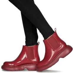 Bottines / Boots^Melissa - STEP BOOT AD Rouge