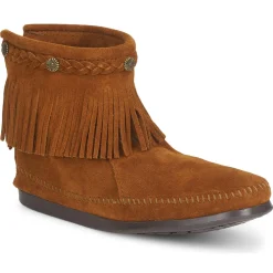 Bottines / Boots^Minnetonka - HI TOP BACK ZIP BOOT Marron