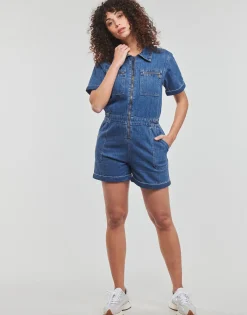 Combinaisons / Salopettes^Molly Bracken - ES106BP-BLUE-DENIM Bleudenim