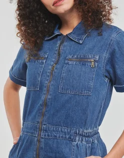 Combinaisons / Salopettes^Molly Bracken - ES106BP-BLUE-DENIM Bleudenim