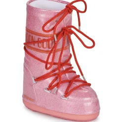 Bottes^Moon Boot - MB ICON JR GLITTER Rouge