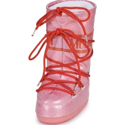 Bottes^Moon Boot - MB ICON JR GLITTER Rouge