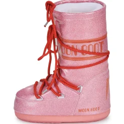 Bottes^Moon Boot - MB ICON JR GLITTER Rouge